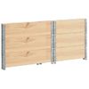 Collares De Caja De Pallet 3 Uds Madera Maciza De Pino 60x80 Cm Vidaxl