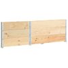 Caja De Palés 3 Unidades Madera Maciza De Pino 80x120 Cm Vidaxl