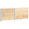 Collar De Caja De Palés 3 Uds Madera Maciza De Pino 100x100 Cm Vidaxl