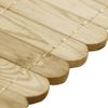 Rollos De Borde De Jardín 3 Uds Madera Pino Impregnada 120 Cm Vidaxl