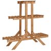 Soporte Para Plantas De Madera De Abeto 83x25x83 Cm Vidaxl