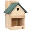 Casa Para Pájaros 4 Unidades Madera De Abeto 23x19x33 Cm Vidaxl