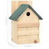 Casa Para Pájaros 4 Unidades Madera De Abeto 23x19x33 Cm Vidaxl