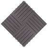 Baldosas De Terraza 20 Uds Madera Maciza Acacia Gris 30x30 Cm Vidaxl