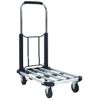 Carrito De Transporte Plegable De Aluminio Plateado 150 Kg Vidaxl