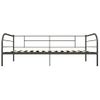 Estructura De Cama De Metal Gris 90x200 Cm