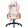 Silla Gaming De Cuero Sintético Rosa Vidaxl