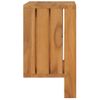 Toallero De Pared De Teca Maciza 35x20x35 Cm Vidaxl