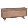 Mueble Para Tv Madera Maciza De Teca 100x30x40 Cm Vidaxl