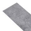 Lamas Para Suelo No Autoadhesivos Pvc Gris Cemento 5,26 M² 2 Mm Vidaxl