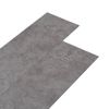 Lamas Para Suelo De Pvc Autoadhesivas Gris Hormigón 5,02 M² 2mm Vidaxl