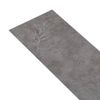 Lamas Para Suelo De Pvc Autoadhesivas Gris Hormigón 5,02 M² 2mm Vidaxl