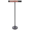 Calefactor Pie Royal Diamond Dark Oro Rosa Carbono Negro 2500 W Sunred