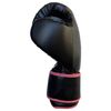 Guantes De Boxeo Buffalo Outrage Negro Con Rosa 10oz