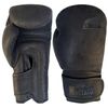 Guantes De Boxeo De Cuero De Búfalo Negro 12oz