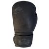 Guantes De Boxeo De Cuero De Búfalo Negro 14oz