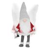 Figura Del Amigo Invisible Led 80 Cm Rojo/gris De Plástico Y Poliéster