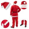 Disfraz De Papá Noel 5 Piezas Rojo/blanco De Poliéster Talla Única