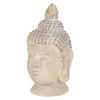 Cabeza De Buda Figura De Piedra Artificial 78cm Beige/gris Ecd Germany