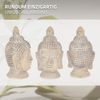 Cabeza De Buda Figura De Piedra Artificial 78cm Beige/gris Ecd Germany