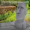 Estatua De La Cabeza De Moai Rapa Nui Tiki 56cm Gris Ecd Germany