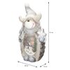 Figura Decorativa De Muñeco De Reno 51 Cm Blanco Ecd Germany