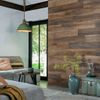 Tablones Aspecto Madera De Roble Barnwood Marrón Oscuro Wallart