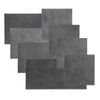 Paneles De Pared De Cuero Bowen Gris Sombra 32 Piezas Wallart