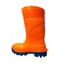 Bota Alta De Goma Impermeable Naranja Para Trabajos Thermo S5