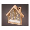 Casita De Madera Con Microleds 4,30x26x27cm 25 Leds