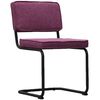 Silla De Comedor De Tela Remo 56 X 52 X 85 Cm - Violeta