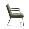 Sillón De Tela Hailey 80 X 68 X 65 Cm - Verde