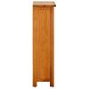 Vidax Estantería Madera Maciza De Roble 45x22,5x82 Cm Vidaxl