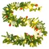 Guirnalda De Navidad Con Luces Led Pvc Verde 2,7 M Vidaxl