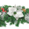 Guirnalda De Navidad Con Luces Led Pvc Verde 2,7 M Vidaxl