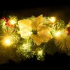 Guirnalda De Navidad Con Luces Led Pvc Verde 2,7 M Vidaxl