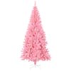 Árbol De Navidad Artificial Con Soporte Pvc Rosa 210 Cm Vidaxl