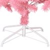 Árbol De Navidad Artificial Con Soporte Pvc Rosa 210 Cm Vidaxl