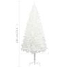 Árbol Artificial De Navidad Con Hojas Realistas Blanco 180 Cm Vidaxl