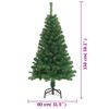 Árbol De Navidad Artificial Con Ramas Gruesas Pvc Verde 150 Cm Vidaxl