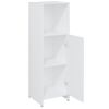 Armario De Baño Madera Contrachapada Blanco 30x30x95 Cm Vidaxl