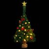 Árbol De Navidad Preiluminado Con Luces Y Bolas Verde 64 Cm Vidaxl