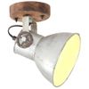 Lámparas De Pared/techo Industrial 2 Uds Plateada 20x25 Cm E27 Vidaxl