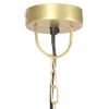 Lámpara Colgante Vintage Redonda 25 W Latón 41 Cm E27 Vidaxl