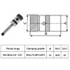 Mandril De Roscar B18 Con Mango Mt3 Para Rosca Interna M3-m16 Vidaxl