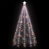 Red De Luces De Árbol De Navidad Con 250 Leds 250 Cm Vidaxl