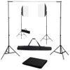 Kit De Estudio Fotográfico Con Luces Softbox Y Fondo Vidaxl