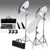 Kit De Estudio Fotográfico Con Set De Luces Y Fondo Vidaxl