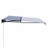 Toldo Manual Retráctil Azul Y Blanco 450x300 Cm Vidaxl