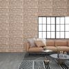 Paneles De Pared 3d Con Diseño De Ladrillo Beige 11 Piezas Eps Vidaxl